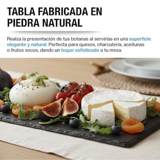 Foto 5 | Foto 5 | Tabla De Quesos Y Charcutería De Bambú Con 3 Salseros Y Utensilios  Casa Litus  Color Beige