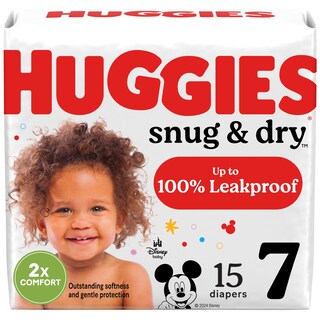 Foto 1 | Foto 1 | Pañales Huggies Snug & Dry Talla 7 Para Más De 18 6 Kg  Paquete De 15 - Venta Internacional.