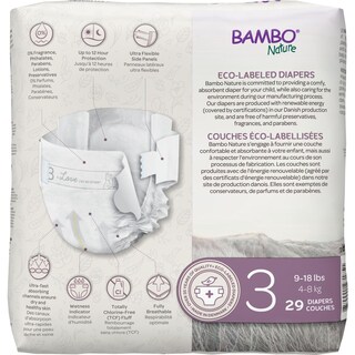 Foto 6 | Foto 6 | Pañales Para Bebé Bambo Nature Talla 3  Paquete De 29 Unidades  Hipoalergénicos - Venta Internacional.