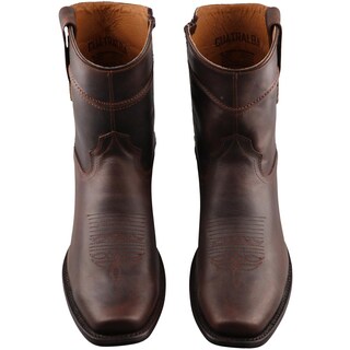 Foto 6 | Foto 6 | Bota Vaquera Caballero Cuatralba Cobre Tabano En Piel Texana Casual Talla 25 A 30 M