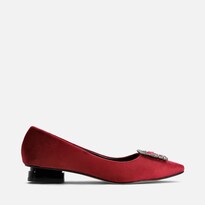 Calzado Para Dama Balerina Michel Domit 620t31 Rojo