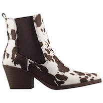 Botas Mujer Nomadas Tacon Vestir Cafe