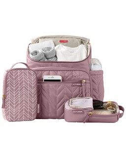 Foto 5 | Foto 5 | Mochila Para Pañales Skip Hop Forma 41x20x36 Cm Mauve - Venta Internacional.