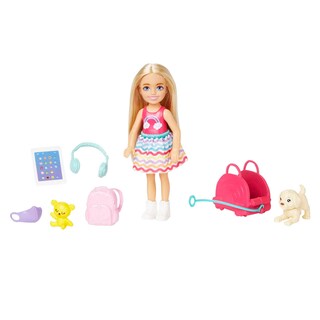 Foto 1 | Foto 1 | Set De Viaje Barbie Chelsea Doll Con Cachorro Y 6 Accesorios - Venta Internacional.