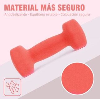 Foto 3 | Foto 3 | Mancuernas Rojas 2 Piezas de 2 kg