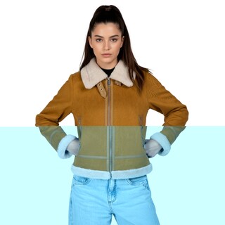 Foto 1 | Foto 1 | Chamarra Britos Jeans Mujer Peluche Tr4160