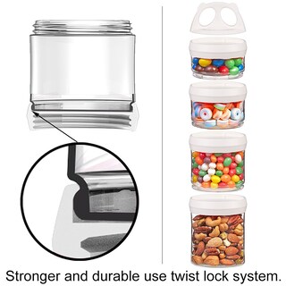 Foto 6 | Foto 6 | Contenedores Apilables Para Almacenamiento De Alimentos Seleware 4 Piezas De 920 Ml - Venta Internacional.
