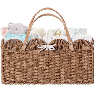 Foto 1 | Foto 1 | Cesta Para Pañales De Bebé Hblife Grande Y Portátil Con Separador 38x25x18 Cm - Venta Internacional.