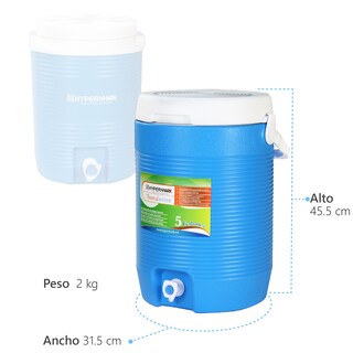 Foto 5 | Foto 5 | Set De 2 Thermos Dispenser 5.2 Hypermark 5 Galones Y 2 Galones Azul