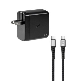 Foto 1 | Foto 1 | Combo Carga Ultra Rápida 65w con Cargador de Pared Gan y Cable de 1.8m Stf