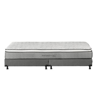 Foto 2 | Foto 2 | Colchón Restonic Vail King Size + Box Dicasa Color Gris + Almohada Oso + Protector Ultra