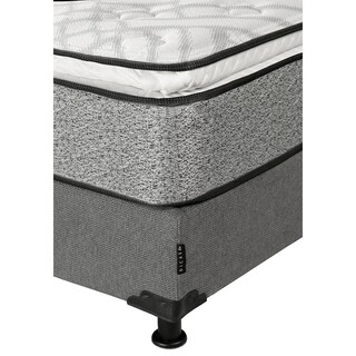 Foto 3 | Foto 3 | Colchón Restonic Vail Matrimonial + Box Dicasa Color Gris + Almohada Oso + Protector Ultra + Sábanas Basic