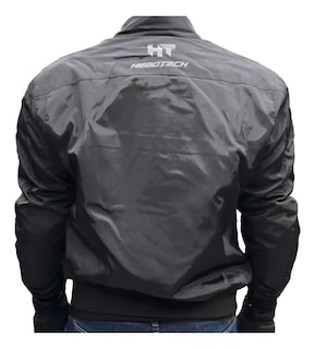 Foto 3 | Foto 3 | Chamarra Casual Ht Bomber Caliber Negro Para Motociclista Con Protecciones