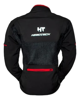 Foto 4 | Foto 4 | Chamarra Hebotech Luzern Iii Roja Motociclista Con Protecciones