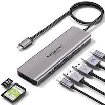 Adaptador Multipuerto Usb C Hub Lemorele 7 En 1 Tipo C 4k Hdmi - Venta Internacional.