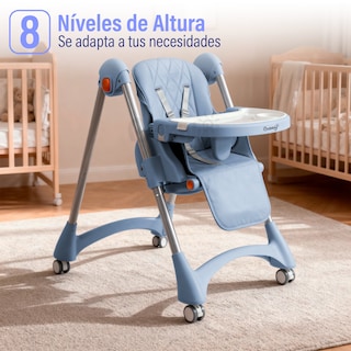 Foto 4 | Foto 4 | Magma Life Silla Alta Para Bebé Ajustable Con Charola Y Respaldo Reclinable Altura Regulable