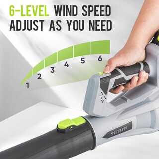 Foto 6 | Foto 6 | 2 Baterías Leaf Blower Steelite  21 V  Inalámbrico  150 Mph  600 Cfm - Venta Internacional.