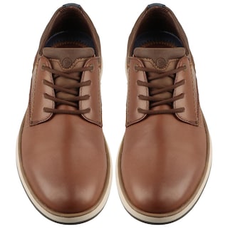 Foto 6 | Foto 6 | Zapato Caballero Custom Style 2301 Cognac Zapato De Vestir Casual Hombre Talla 25.5 A 29.5 M