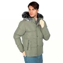 Chamarra Capitonada Britos Jeans Hombre Tr4166