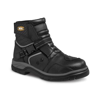 Foto 1 | Foto 1 | Botas Biker Mujer Motociclista Dama Botín Workland 3.0 Negro Negro