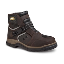 Botas Biker Mujer Motociclista Dama Botín Workland 3.0 Café Chocolate