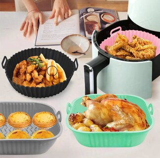 Foto 4 | Foto 4 | Moldes Siliconas Para Hornear Freidora Aire Reutilizable 8pz