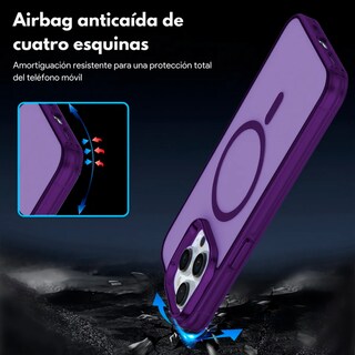 Foto 5 | Foto 5 | Funda Case Deluxe Uso Rudo Para Iphone 17 Pro Max Magsafe Púrpura