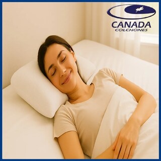 Foto 6 | Foto 6 | Almohada Memoryrest De Colchones Canadá 60x40x15 Momery Foam Blanco