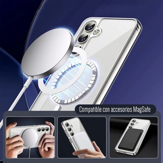 Foto 3 | Foto 3 | Funda Para Galaxy A54 Magnetic Clear Case Premium Reforzada Transparente
