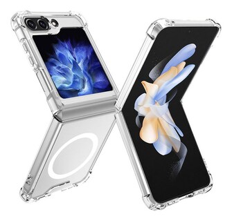 Foto 1 | Foto 1 | Funda Para Galaxy Z Flip 6 Con Magsafe Protección Militar Transparente Magsafe Clear