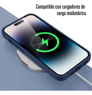 Foto 4 | Foto 4 | Funda Para Iphone 15 Pro Max Silicon Suave Calidad Premium Interios Afelpado Con Microfibra Tricapa