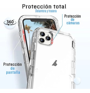 Foto 4 | Foto 4 | Funda Para Iphone 16 Pro Antishock Clear Case Anticaídas Transparente Antishock Clear