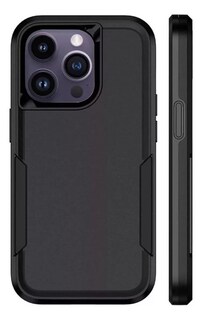 Foto 4 | Foto 4 | Funda Para Iphone 14 Pro Max Antishock Uso Rudo Doble Capa Negro Antishock