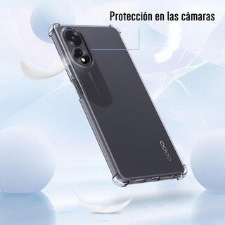 Foto 4 | Foto 4 | Funda Para Oppo A18 Acrigel Ligera Uso Rudo Case Reforzada Transparente Hard Shell
