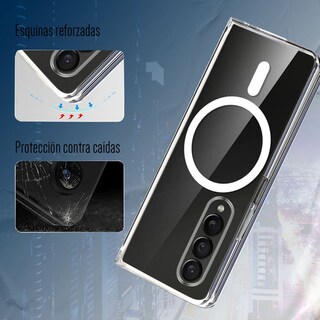Foto 2 | Foto 2 | Funda Para Galaxy Z Fold 6 Con Magsafe Protección Militar Transparente Magsafe Clear