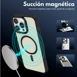 Foto 7 | Foto 7 | Funda Case Deluxe Uso Rudo Para Iphone 17 Pro Magsafe Negro