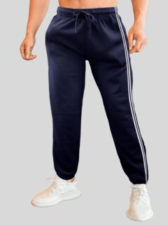 Foto 4 | Foto 4 | Set De 2 Jogger Pants Hombre Pantalones Casuales Pant-044-px2 Negro Y Marino Pans Caballero