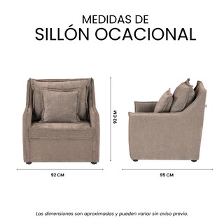 Foto 7 | Foto 7 | Sillón Ocasional Trinity Dako Color Café