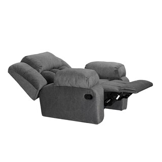 Foto 6 | Foto 6 | Sillón Trinity Rexons Reclinable Mecedora Color Gris Chels