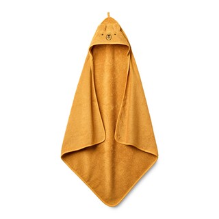 Foto 1 | Foto 1 | Toalla Para Bebé Huxie De Algodón Orgánico Con Capucha  81 X 81 Cm  Color Amarillo Oso - Venta Internacional.