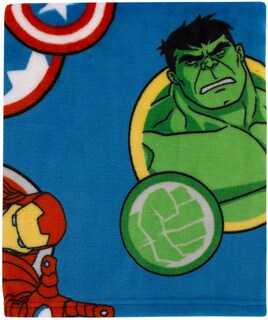 Foto 4 | Foto 4 | Manta Iridiscente Para Niños Pequeños Marvel Avengers  102 X 127 Cm  De Felpa - Venta Internacional.