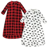 Saco De Dormir De Algodón Para Bebé Con Manga Larga De Hudson Baby - Venta Internacional.