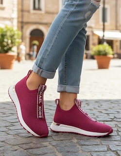 Foto 4 | Foto 4 | Tenis Michael Kors Sneaker Metedera Elastico Knit Tinto Para Mujer