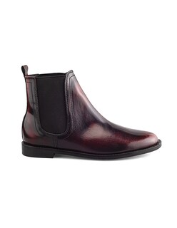 Foto 4 | Foto 4 | Botín Chelsea En Piel Vacuno Camaleón Vino Para Hombre