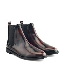 Foto 7 | Foto 7 | Botín Chelsea En Piel Vacuno Camaleón Vino Para Hombre