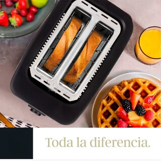 Foto 3 | Foto 3 | Tostador De Pan Eléctrico Intensidad 6 Niveles 2 Rebanadas Multifuncional Tostar Recalentar Descongelar Color Negro