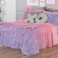 Cobertor Invernal Esquimal Edredón Luxus Con Fundas Del Amohada Colibrí Matrimonial Jumbo