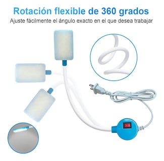 Foto 4 | Foto 4 | Lámpara Led para Maquina de Coser Magnético 2 Piezas