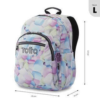 Foto 3 | Foto 3 | Mochila para Laptop de 14 Pulgadas Totto Multicolor-Venta Internacional
