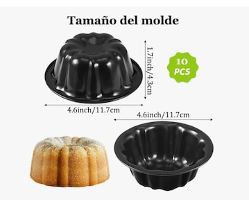 Foto 2 | Foto 2 | 10 Molde Para Gelatina  Chocoflan  Minipasteles Y Repostería
